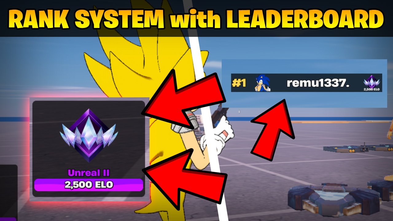 RANK SYSTEM with LEADERBOARD