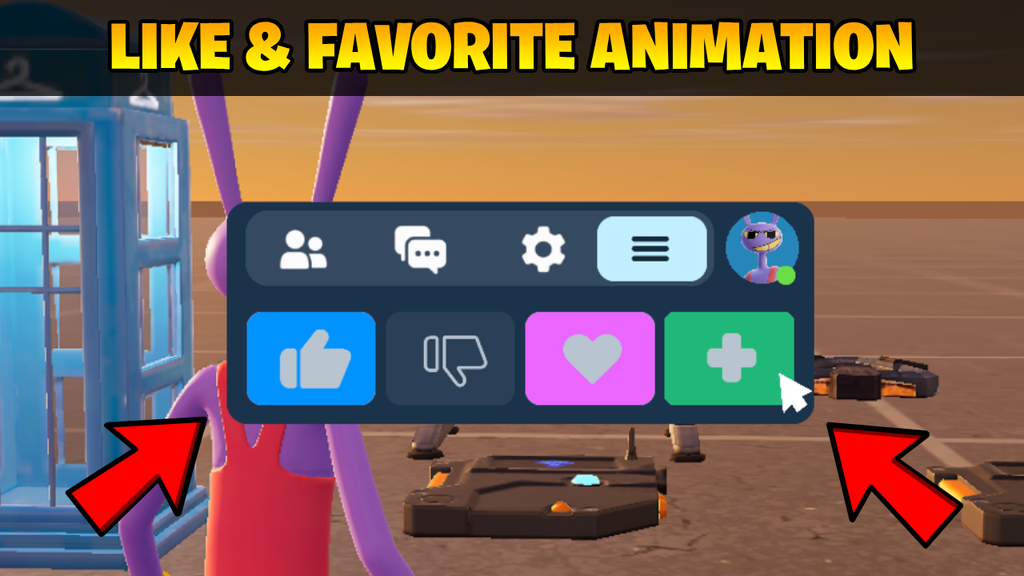 LIKE & FAVORITE UI / IN-WORLD UI WIDGET ANIMATION